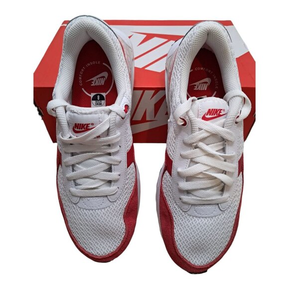 New Nike Men's Air Max Systm Sneakers - White/Red - Size 8 US ( 26 CM ) - Picture 12 of 15